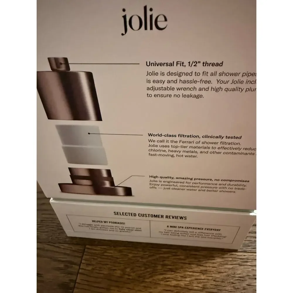 Jolie Filtered Showerhead Annual Pack